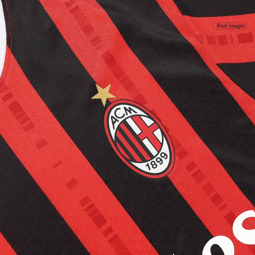 AC Milan Home Jersey Authentic - gojersey