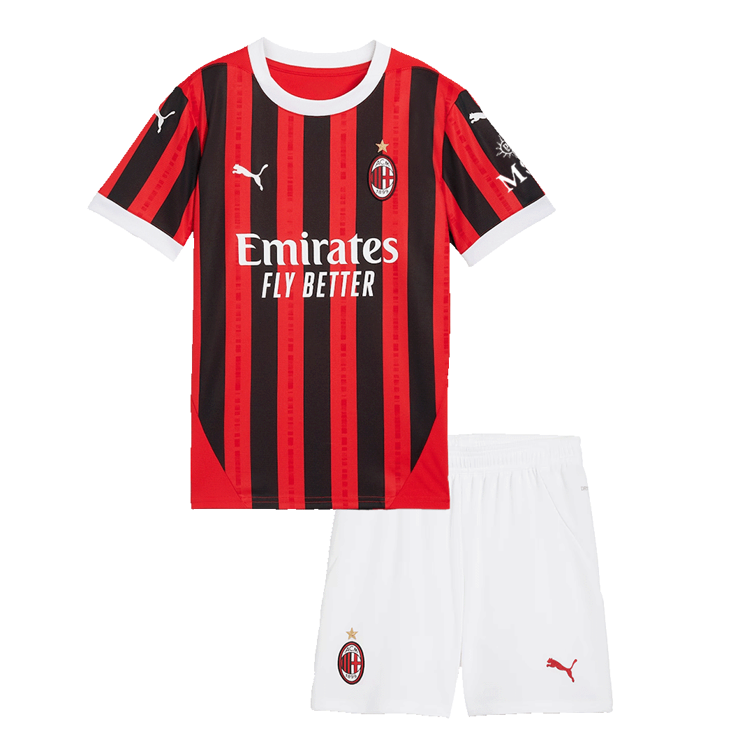 AC Milan Home Jersey Kit Kids(Jersey+Shorts) - gojersey