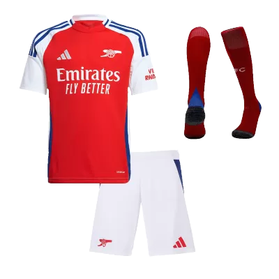 Arsenal Home Jersey Kit 2024/25 Kids(Jersey+Shorts+Socks) - gojersey