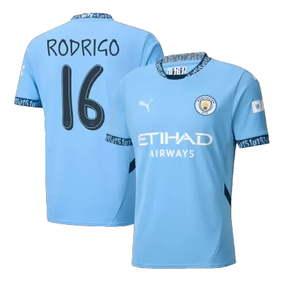 Manchester City RODRIGO #16 Home Jersey 2024/25 - UCL Edition - gojersey