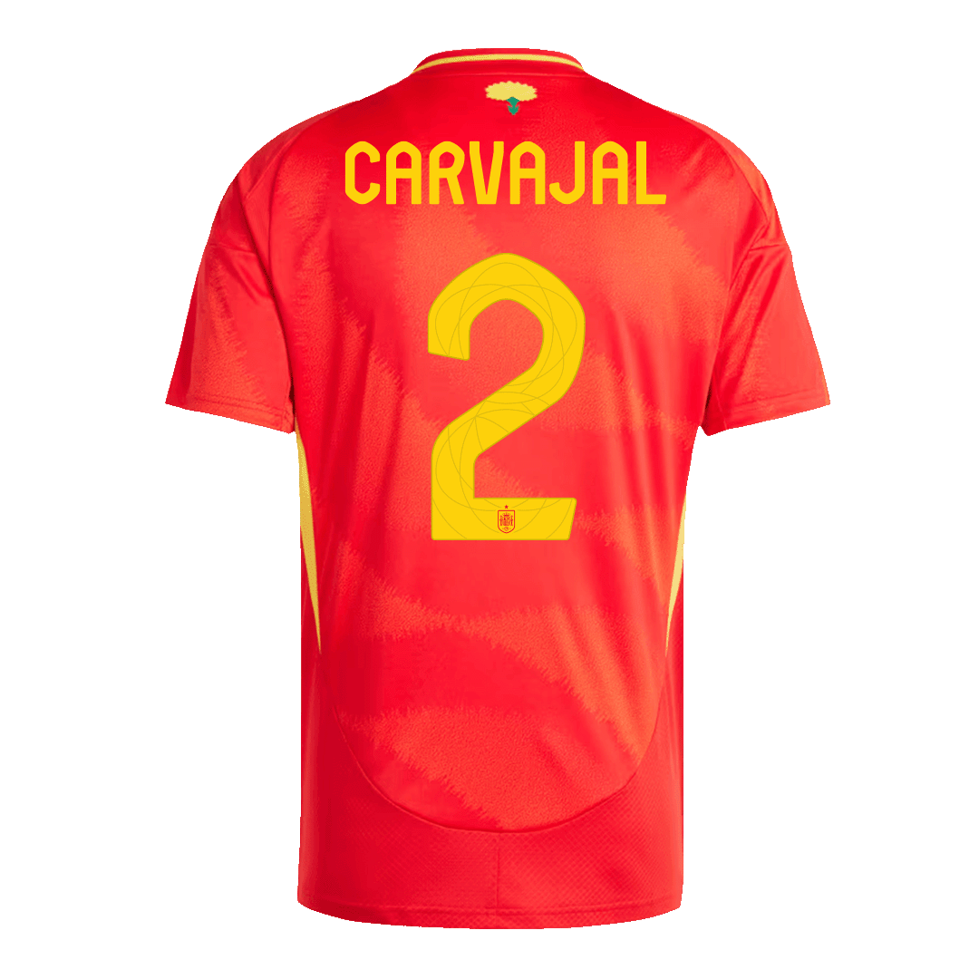 Spain CARVAJAL #2 Home Jersey EURO - gojersey