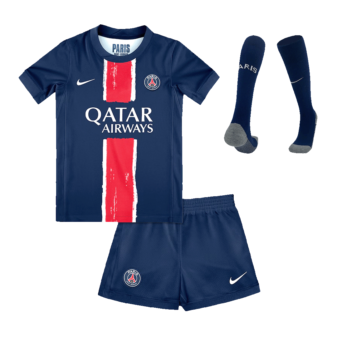 PSG Home Jersey Kit Kids(Jersey+Shorts+Socks) - gojersey