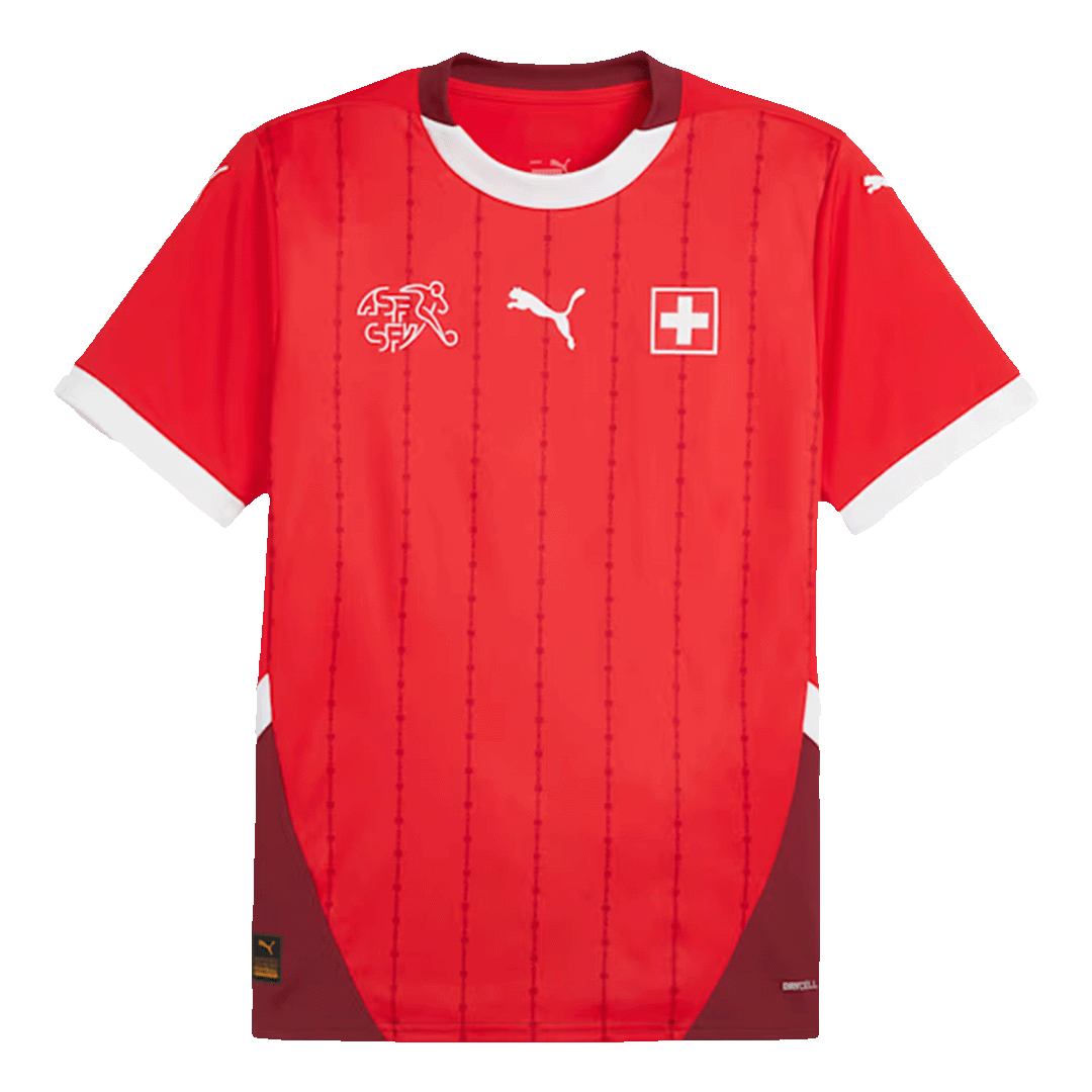 Switzerland Home Jersey EURO - gojersey