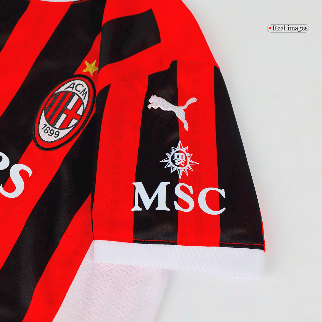 AC Milan Home Jersey Kit Kids(Jersey+Shorts) - gojersey