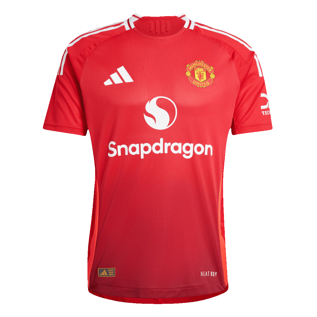 Manchester United Home Jersey Authentic - gojersey