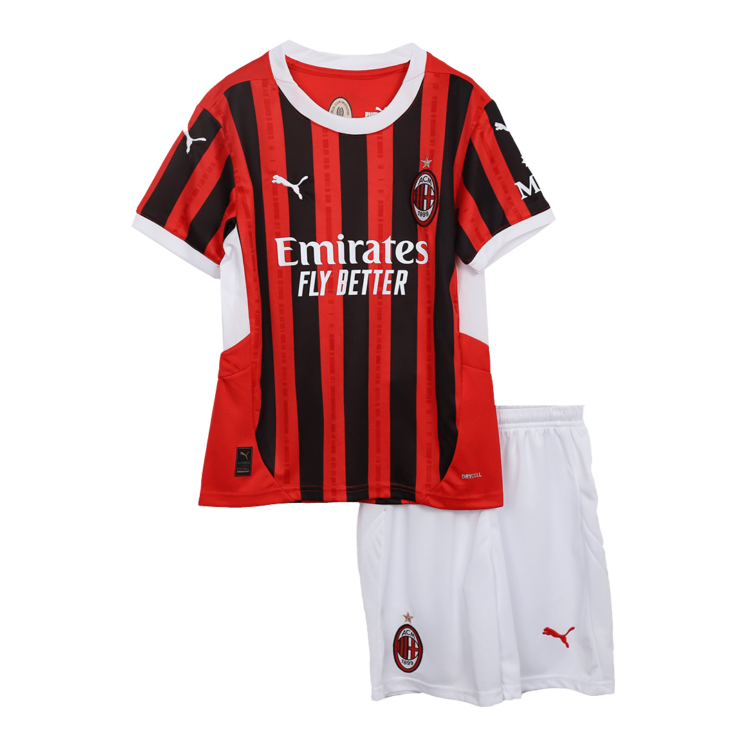 AC Milan Home Jersey Kit Kids(Jersey+Shorts) - gojersey