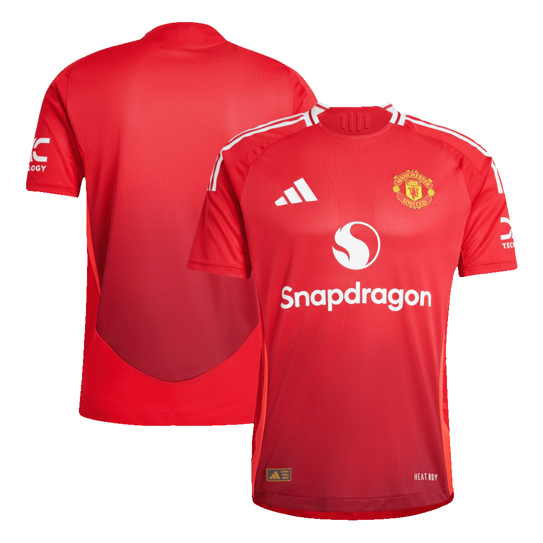 Manchester United Home Jersey Authentic - gojersey