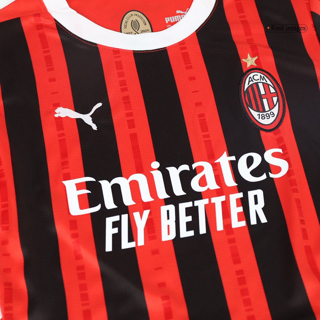 AC Milan Home Jersey Kit Kids(Jersey+Shorts) - gojersey