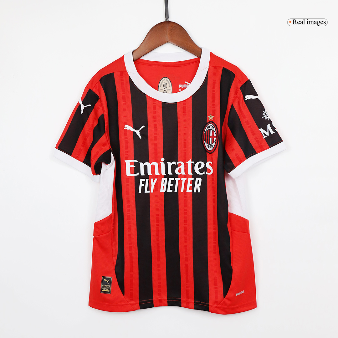 AC Milan Home Jersey Kit Kids(Jersey+Shorts) - gojersey