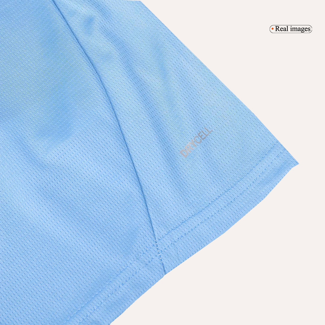 Manchester City Home Jersey Kit Kids(Jersey+Shorts) - gojersey