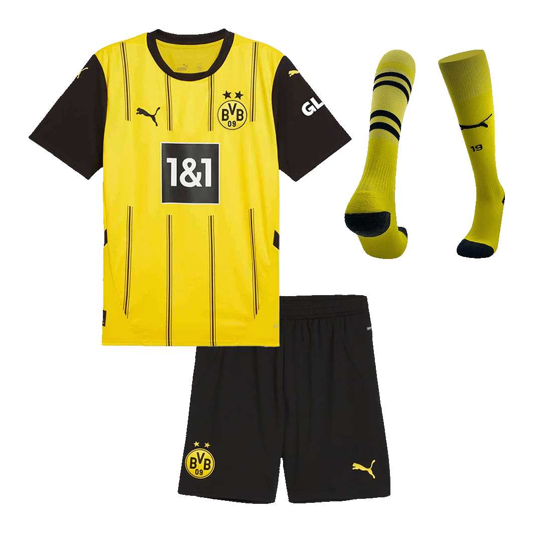 Dortmund Home Jersey Kit Kids(Jersey+Shorts+Socks) - gojersey