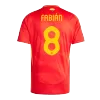 Spain FABIÁN #8 Home Jersey EURO 2024 - gojersey