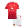 Manchester United Home Jersey Kit 2024/25 Kids(Jersey+Shorts) - gojersey