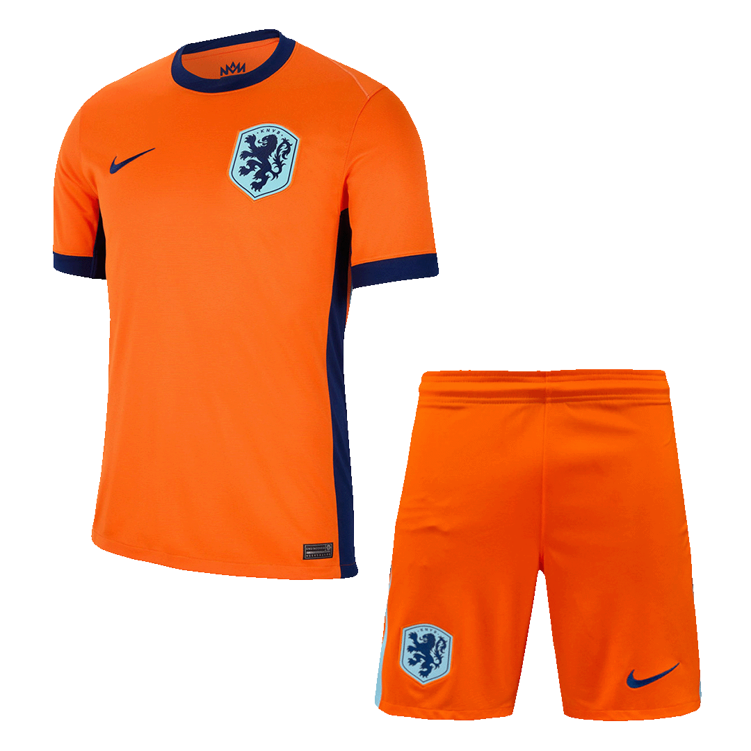 Netherlands Home Jersey Kit EURO (Jersey+Shorts) - gojersey