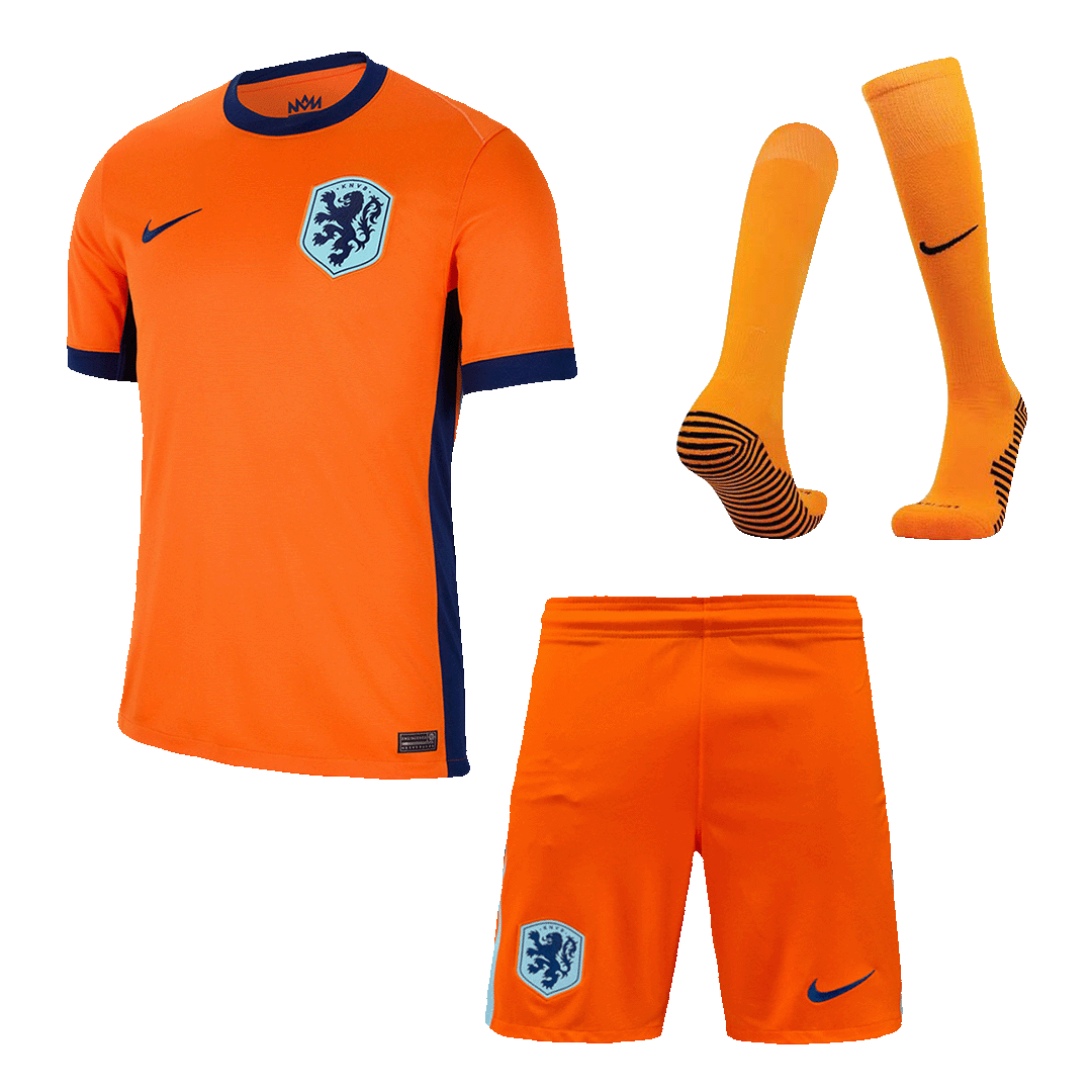 Netherlands Home Jersey Kit EURO (Jersey+Shorts+Socks) - gojersey