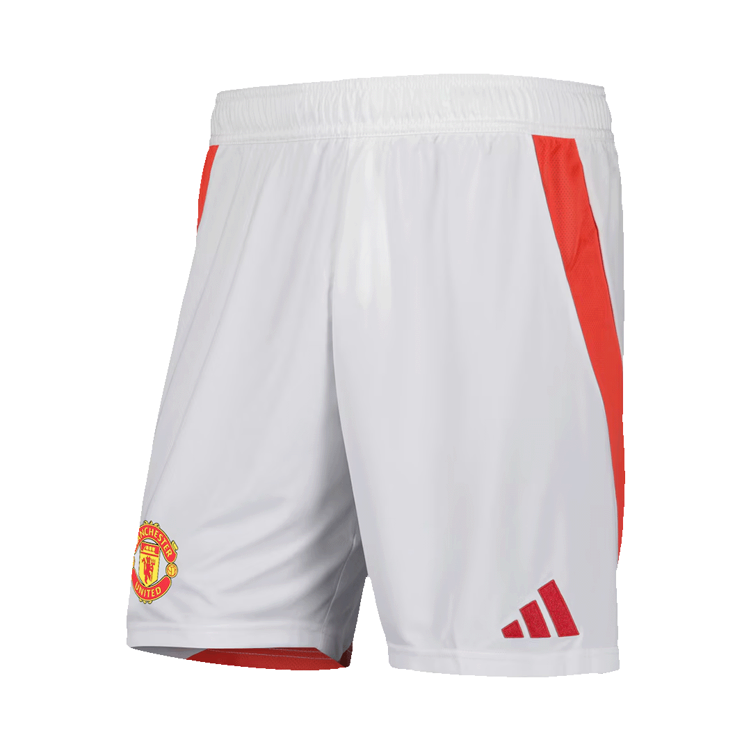 Manchester United Home Soccer Shorts - gojersey