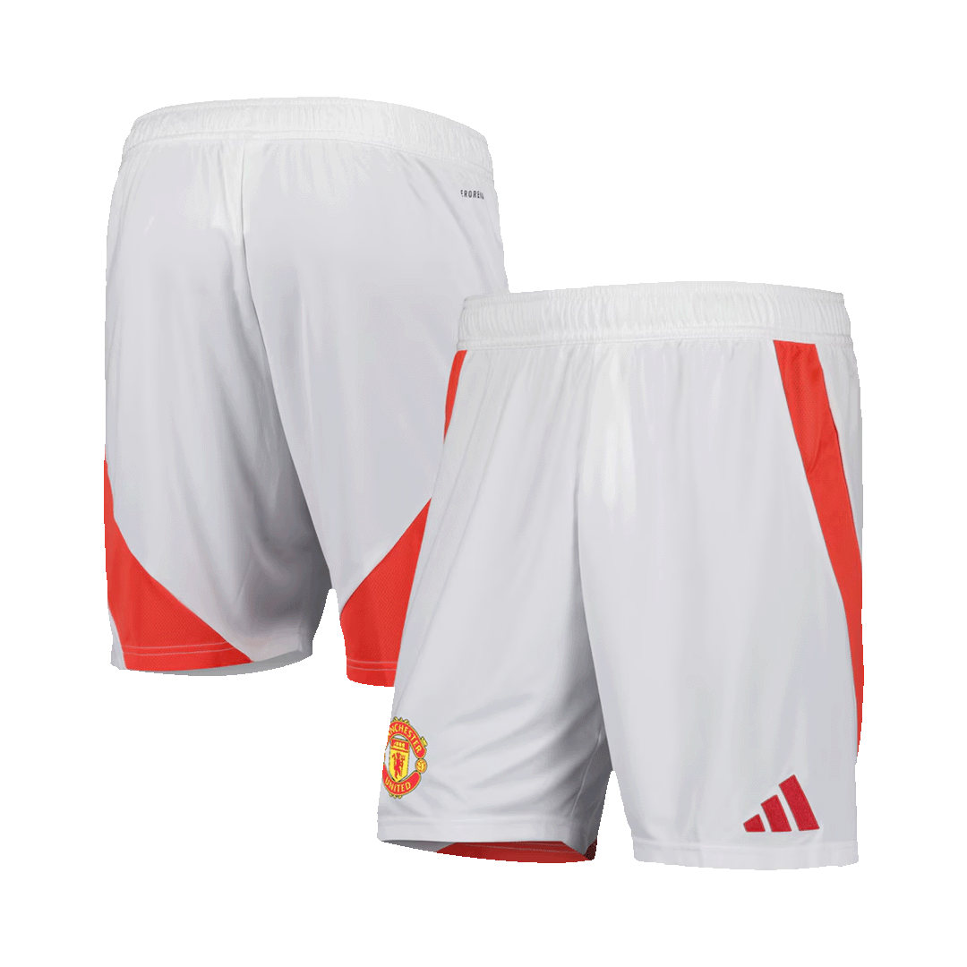 Manchester United Home Soccer Shorts - gojersey