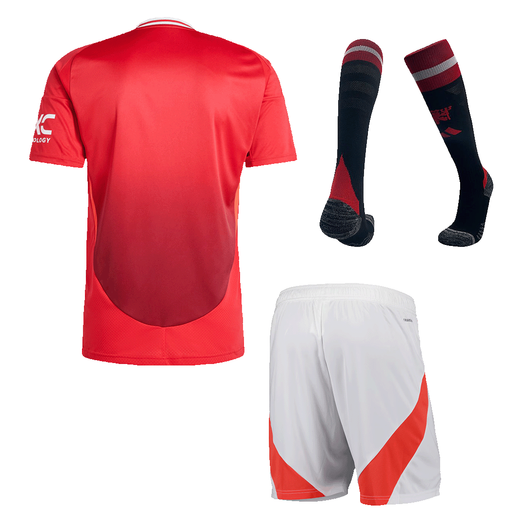 Manchester United Home Jersey Kit (Jersey+Shorts+Socks) - gojersey