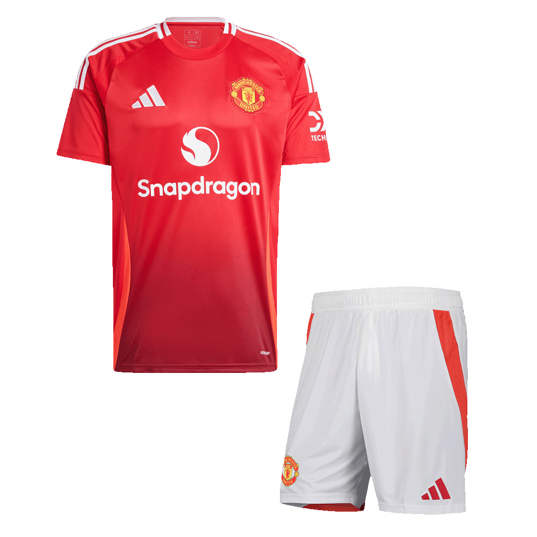 Manchester United Home Jersey Kit (Jersey+Shorts) - gojersey