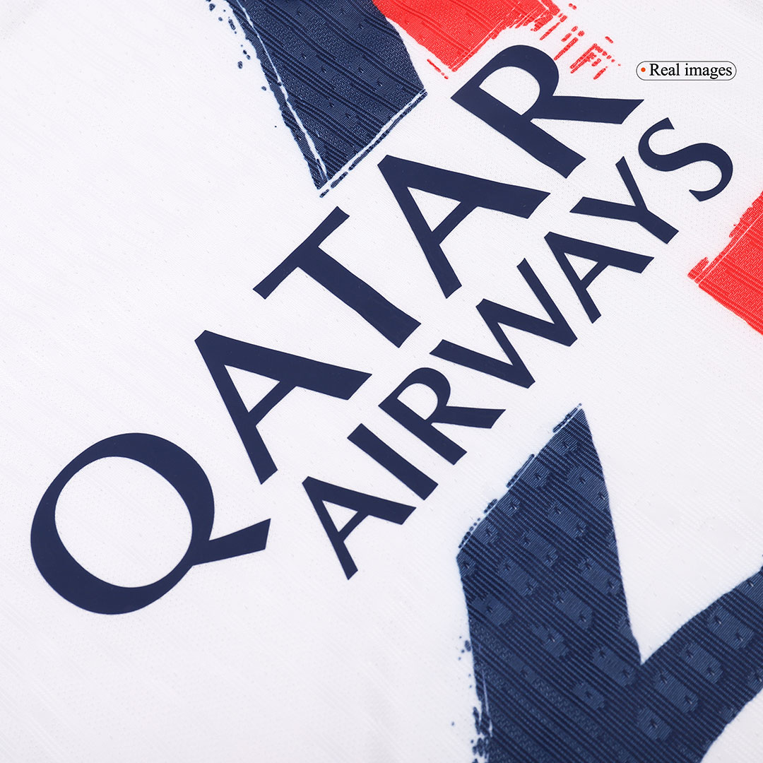 HAKIMI #2 Authentic PSG Away Soccer Jersey 25/26 White - gojersey