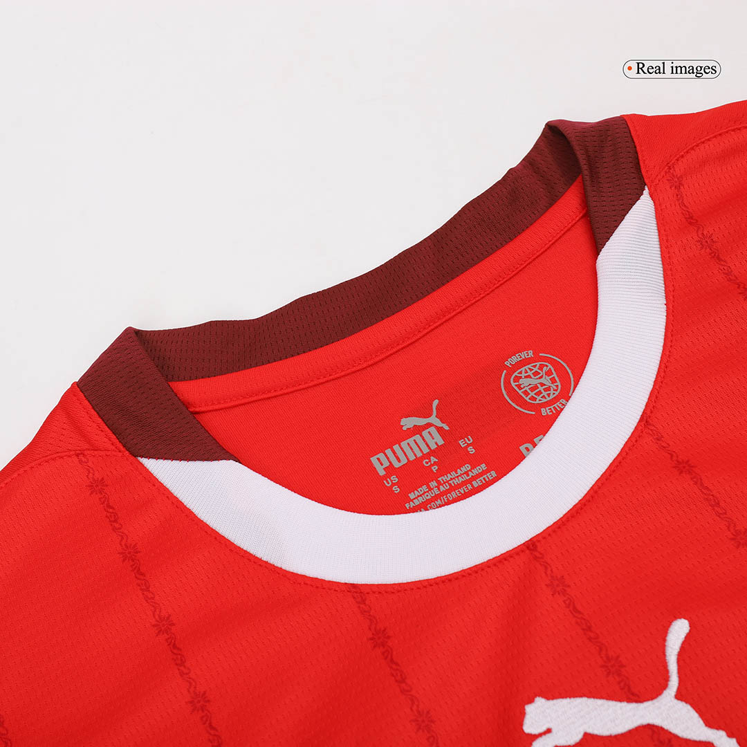 Switzerland Home Jersey EURO - gojersey