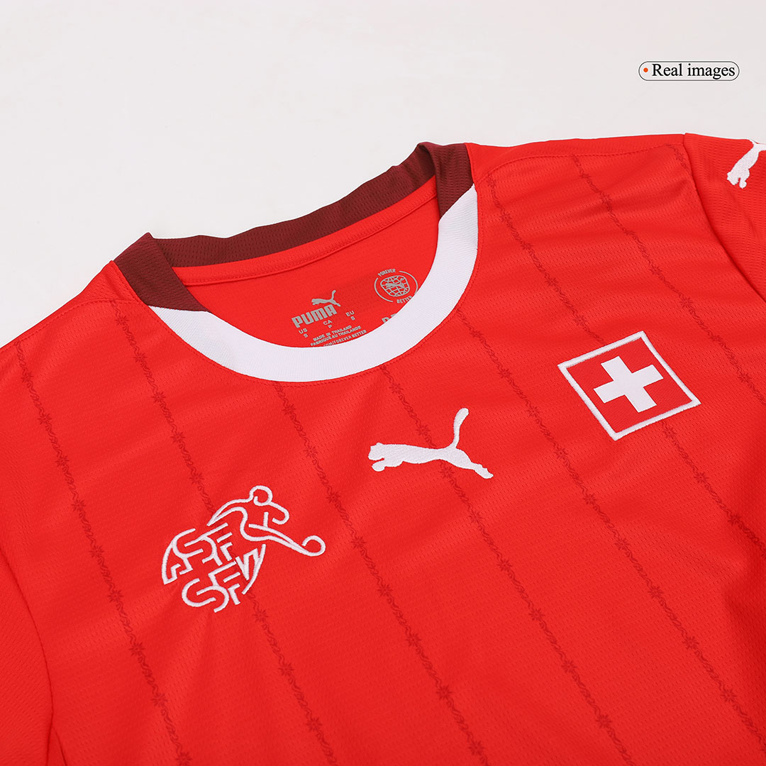 Switzerland Home Jersey EURO - gojersey