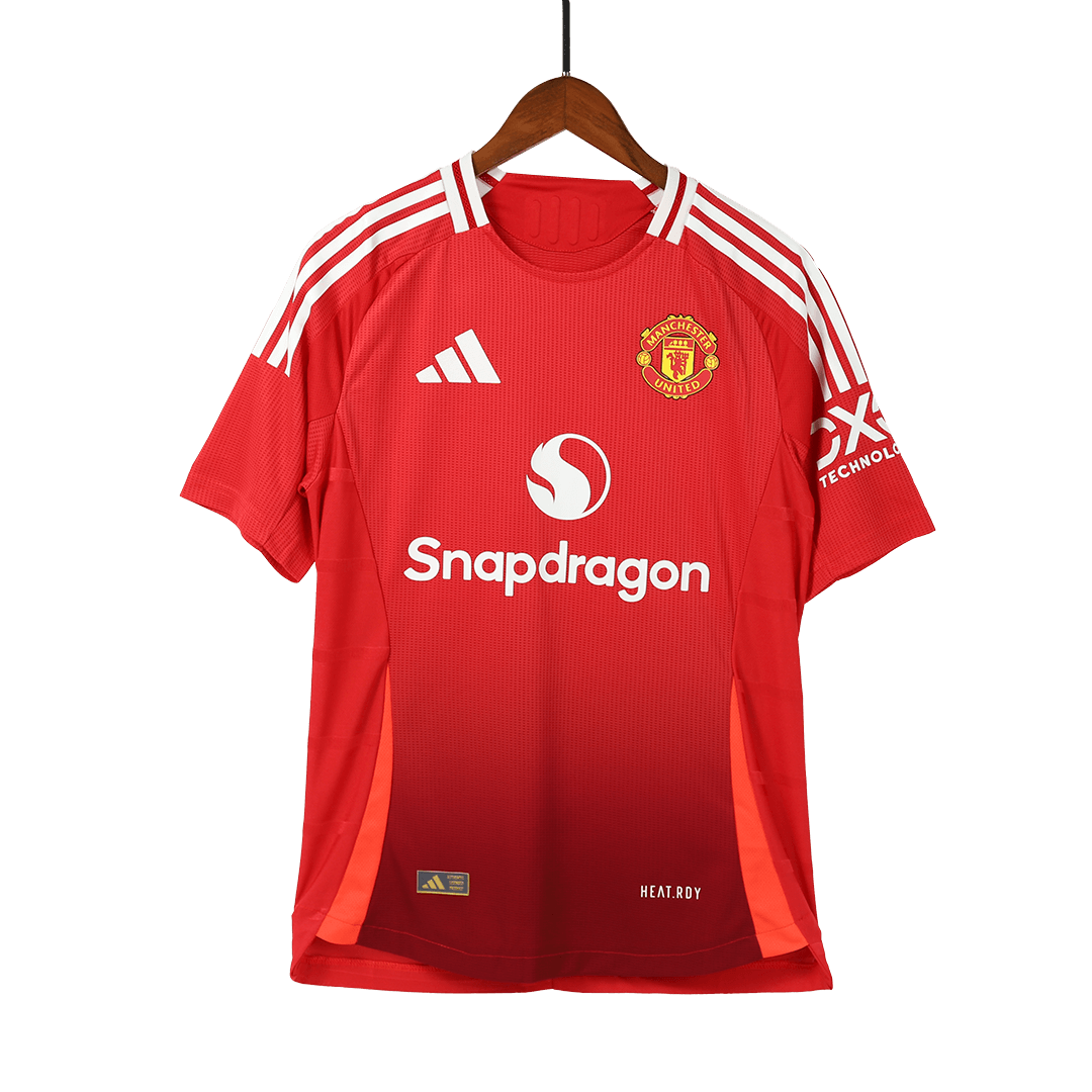 Manchester United Home Soccer Jersey Kit Authentic (Jersey+Shorts) - gojersey