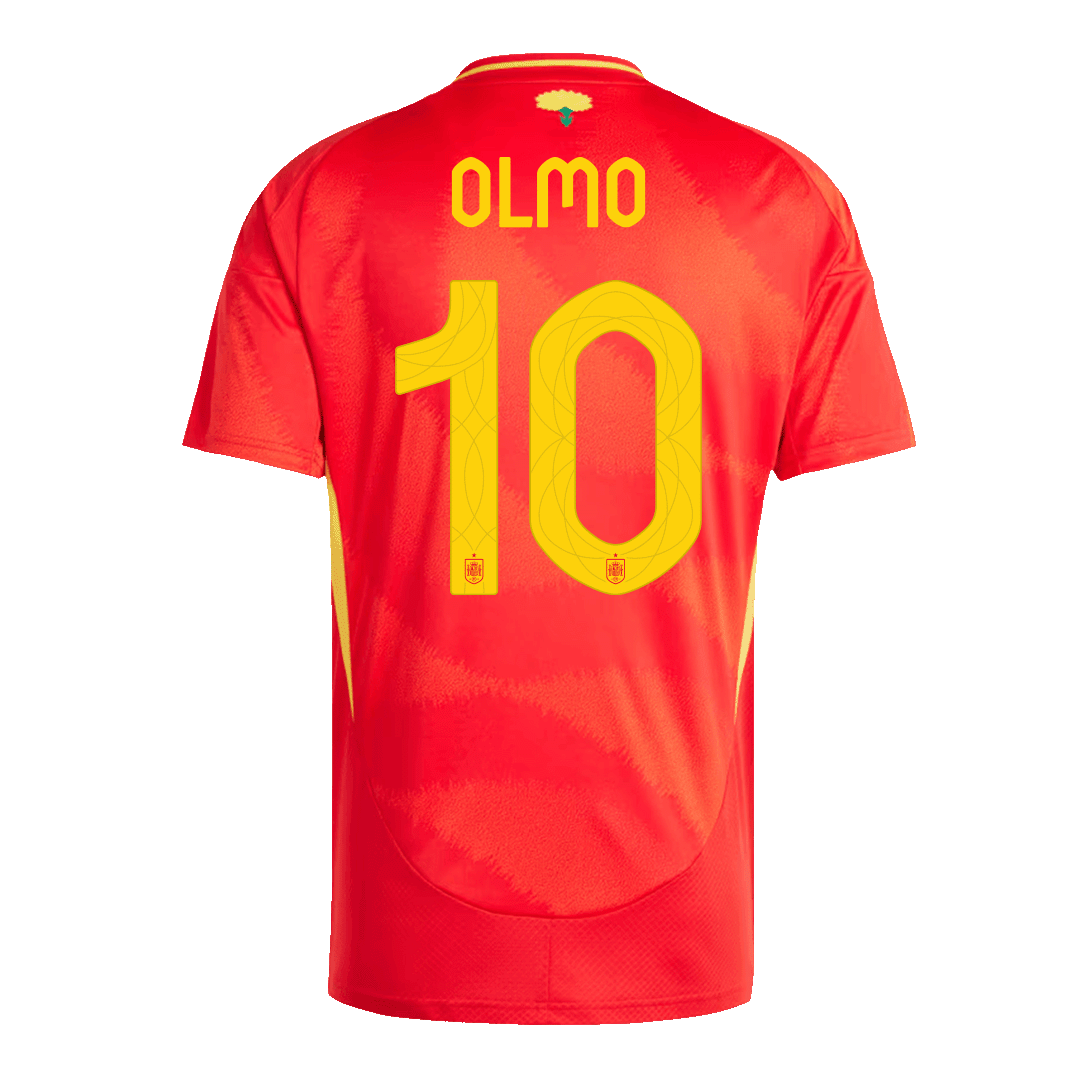 Spain OLMO #10 Home Jersey EURO - gojersey