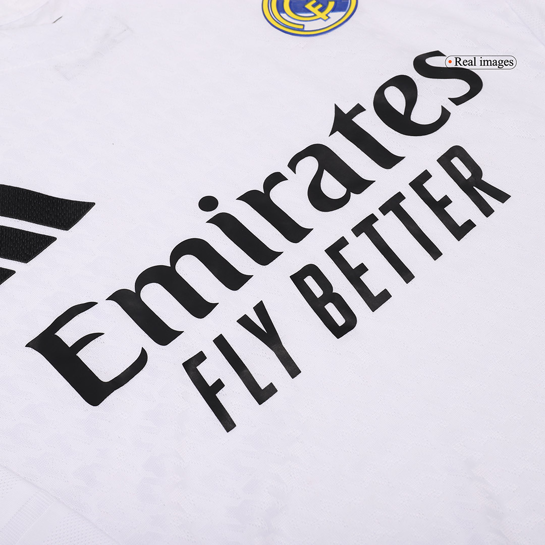 Authentic Real Madrid Long Sleeve Home Jersey - gojersey