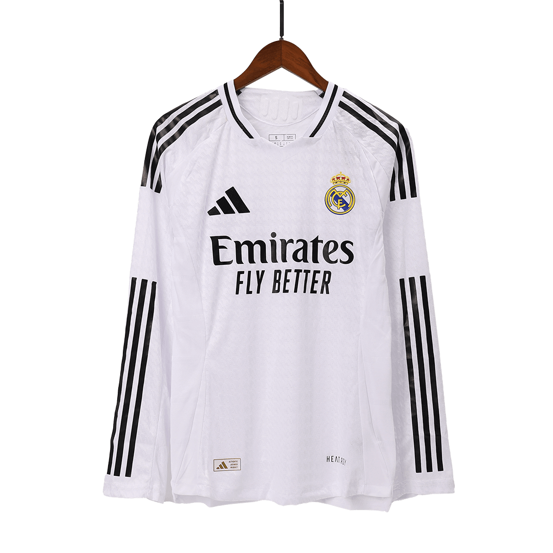 Authentic Real Madrid Long Sleeve Home Jersey - gojersey