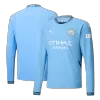 Manchester City Long Sleeve Home Jersey 2024/25 - gojersey