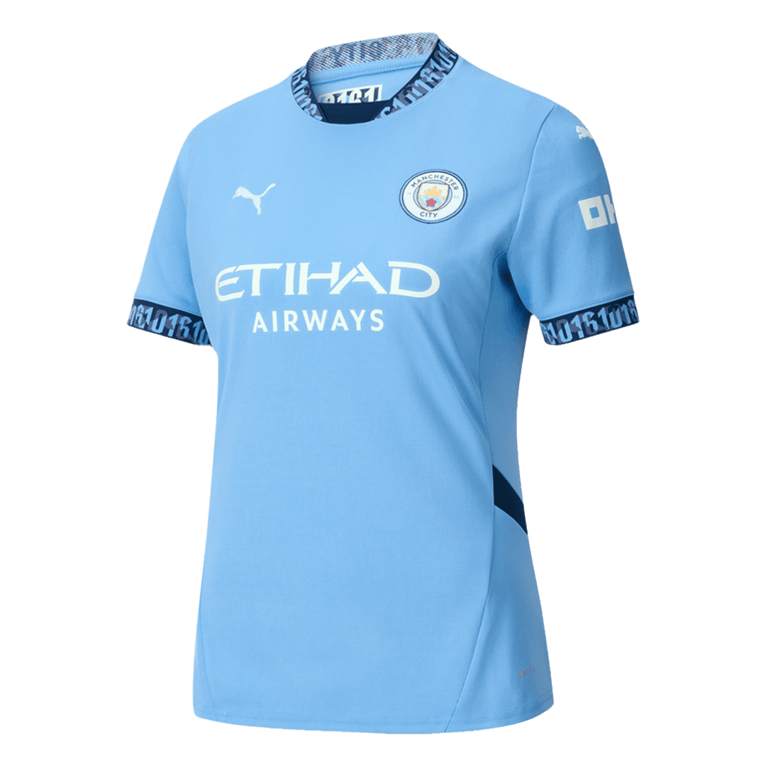Women's Manchester City Home Jersey - gojersey