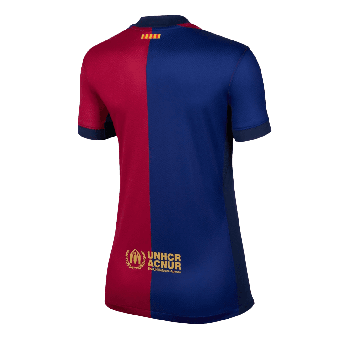 Women's Barcelona Home Soccer Jersey - gojersey