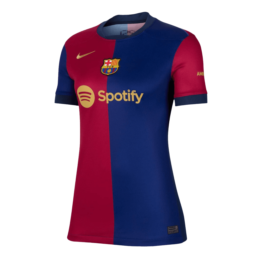 Women's Barcelona Home Soccer Jersey - gojersey
