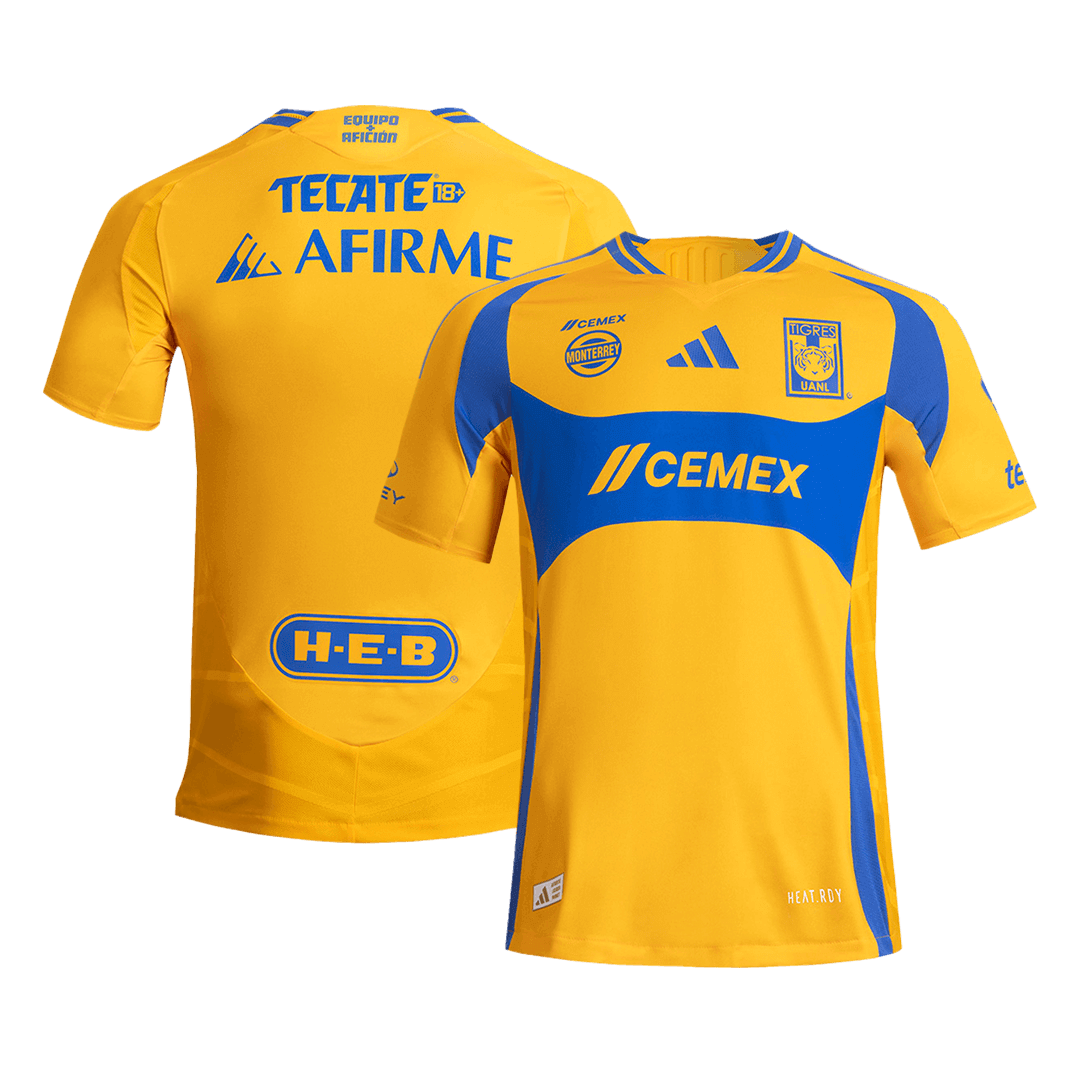 Tigres UANL Home Jersey Authentic - gojersey