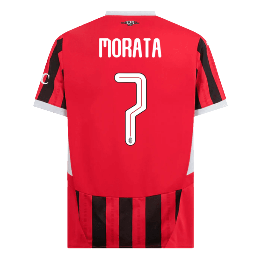 AC Milan MORATA #7 Home Jersey - UCL Edition - gojersey