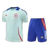 Spain Pre-Match Training Jersey Kit EURO (Jersey+Shorts) - gojersey