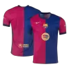 Barcelona Home Jersey Authentic 2024/25 Spotify Logo Without Text - gojersey