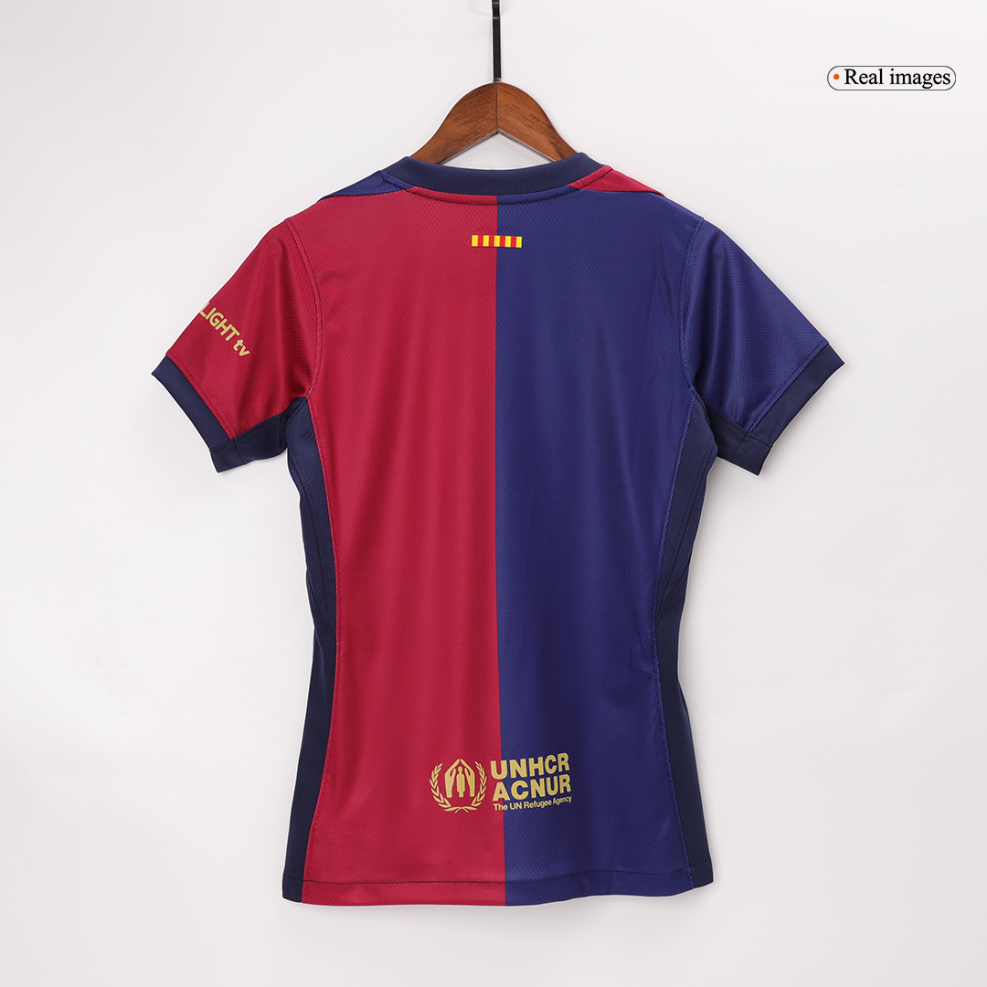 Women's Barcelona Home Soccer Jersey - gojersey