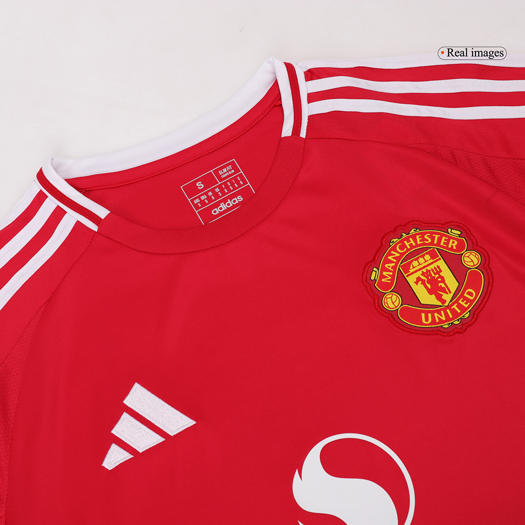 Manchester United Long Sleeve Home Jersey - gojersey