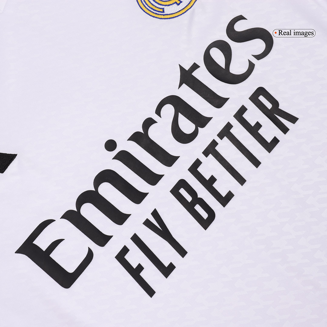 Real Madrid Long Sleeve Home Jersey - gojersey