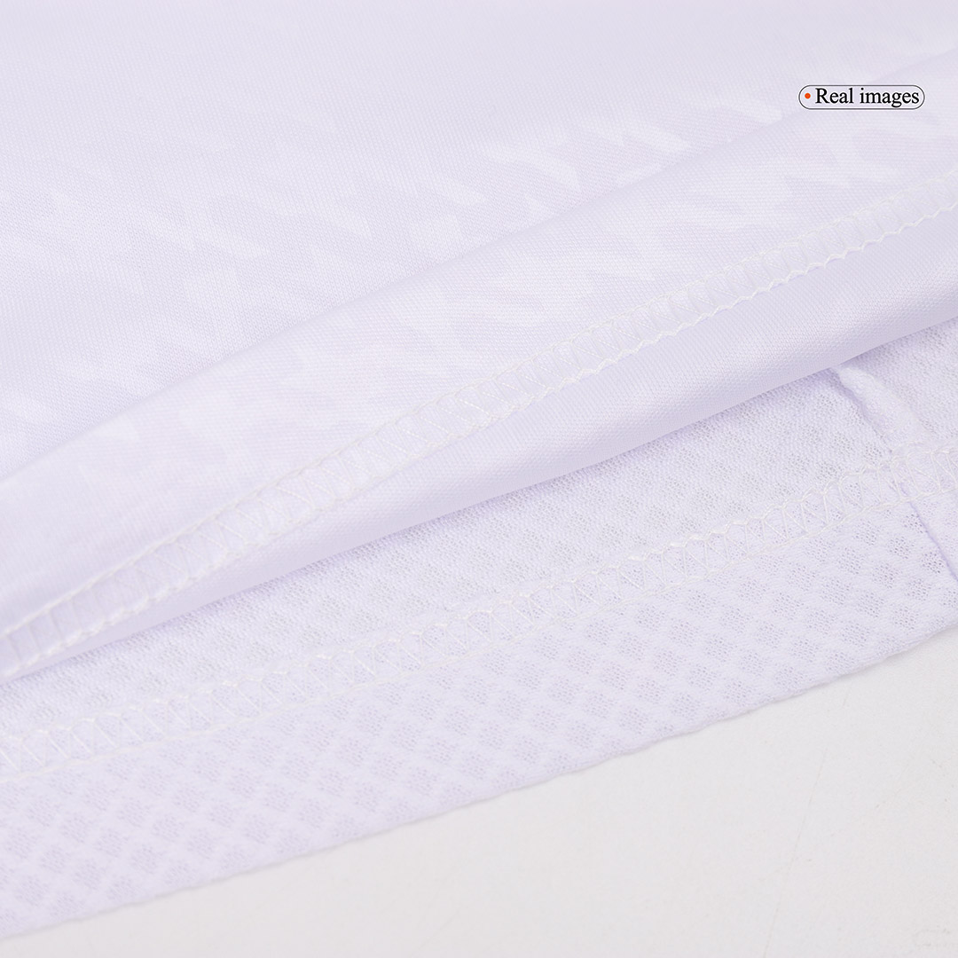 Real Madrid Long Sleeve Home Jersey - gojersey