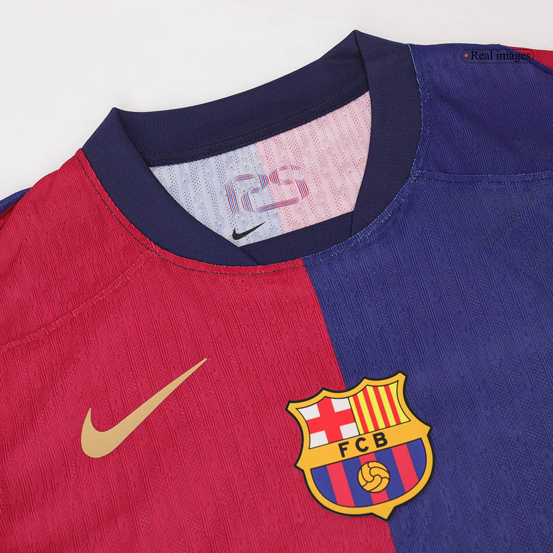 Barcelona Home Soccer Jersey Authentic- 125th Anniversary - gojersey