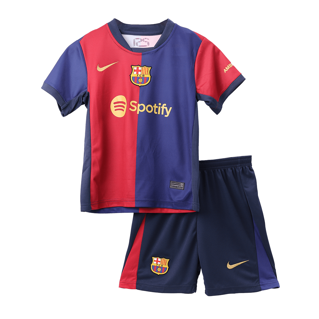 Barcelona Home Jersey Kit Kids(Jersey+Shorts) - gojersey
