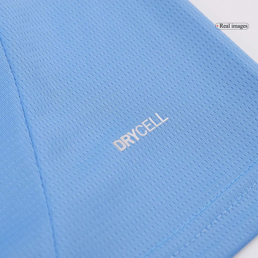 Manchester City Long Sleeve Home Jersey - gojersey