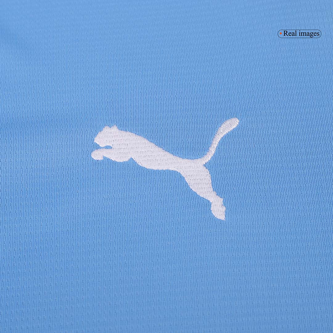 Manchester City Long Sleeve Home Jersey - gojersey