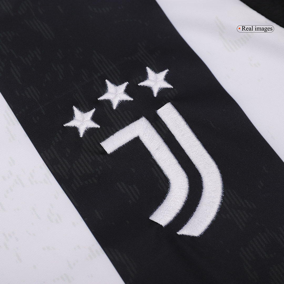 Juventus Home Soccer Jersey Kit (Jersey+Shorts) - Save The Children Sponsor - gojersey
