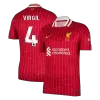 Liverpool VIRGIL #4 Home Soccer Jersey 2024/25 - gojersey