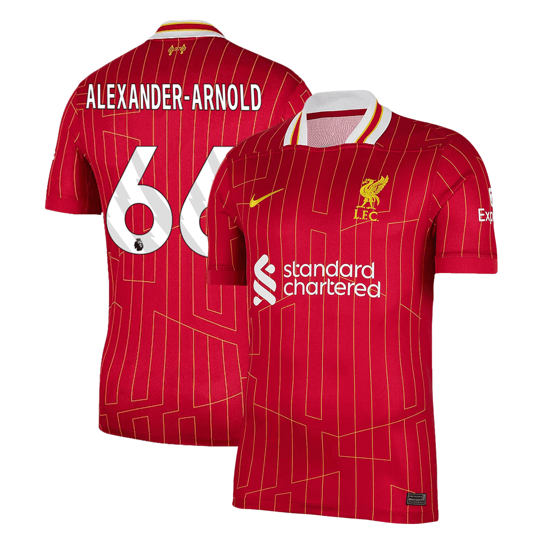 Liverpool ALEXANDER-ARNOLD #66 Home Soccer Jersey - gojersey