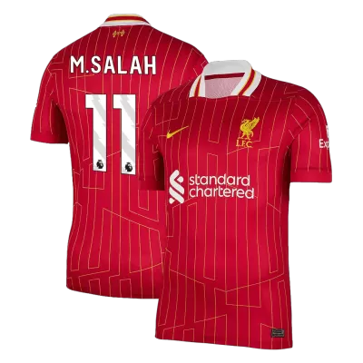 Liverpool M.SALAH #11 Home Soccer Jersey 2024/25 - gojersey